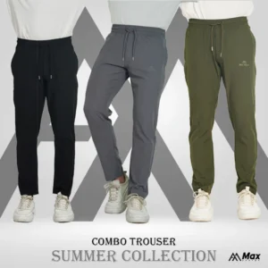 MX-104 Max Premium Solid Trouser For Men– Olive, Anther & Black