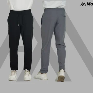 MX-104 Max Premium Solid Trouser For Men– Anther & Black