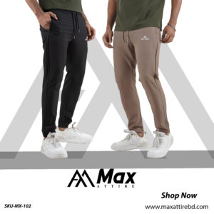 MX-102 Max Premium Trouser For Men-Brown & Black