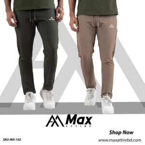 MX-102 Max Premium Trouser For Men-Olive & Brown